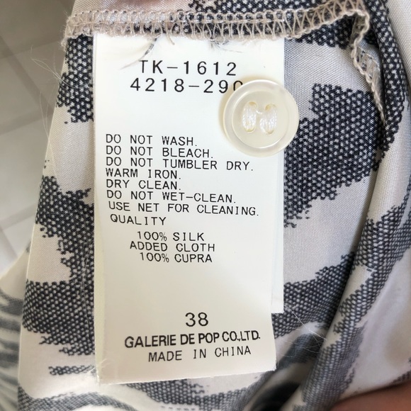 Pas de calais 100% silk dress - Picture 4 of 6